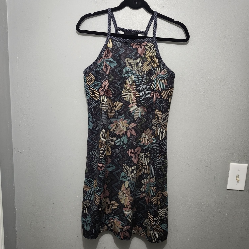 Prana Ardor Multicolor Floral Athletic Mini Dress Size S